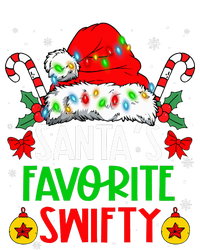 SantaS Favorite Swifty Merry Christmas Groovy Xmas Lights Ladies Long Sleeve Shirt