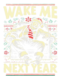 Funny Ugly Christmas Sweater Santa Wake Me Next Year Sweatshirt