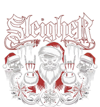 Sleigher Skull Santa Rock N’ Roll Christmas Metal Tall Hoodie