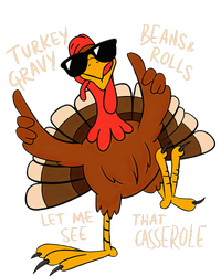 Turkey Gravy Beans And Rolls Casserole Funny Thanksgiving Women's Perfect Tri Rocker Tank