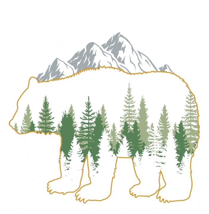 Mountain Outdoors Forest Animal Wildlife Nature Brown Bear Meaningful Gift Magnet