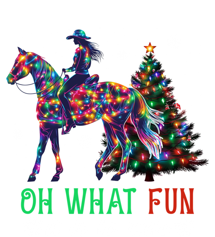 Oh What Fun It Is To Ride Christmas Horse Gift T-Shirt