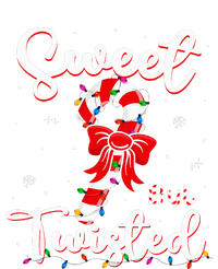 Sweet But Twisted Funny Christmas Candy Cane Xmas Holiday Bumper Sticker