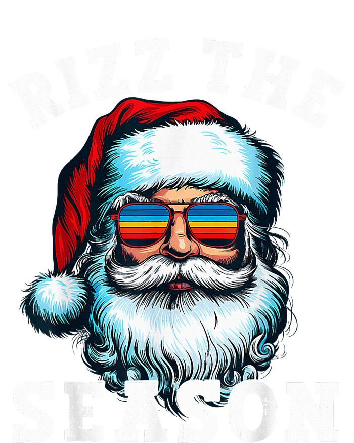 Rizz The Season Funny Christmas Santa Claus Rizzler PosiCharge RacerMesh Polo