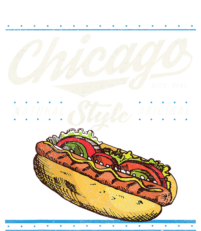 Chicago Hot Dog Hotdog Tourist Summer Souvenir Travel T-Shirt