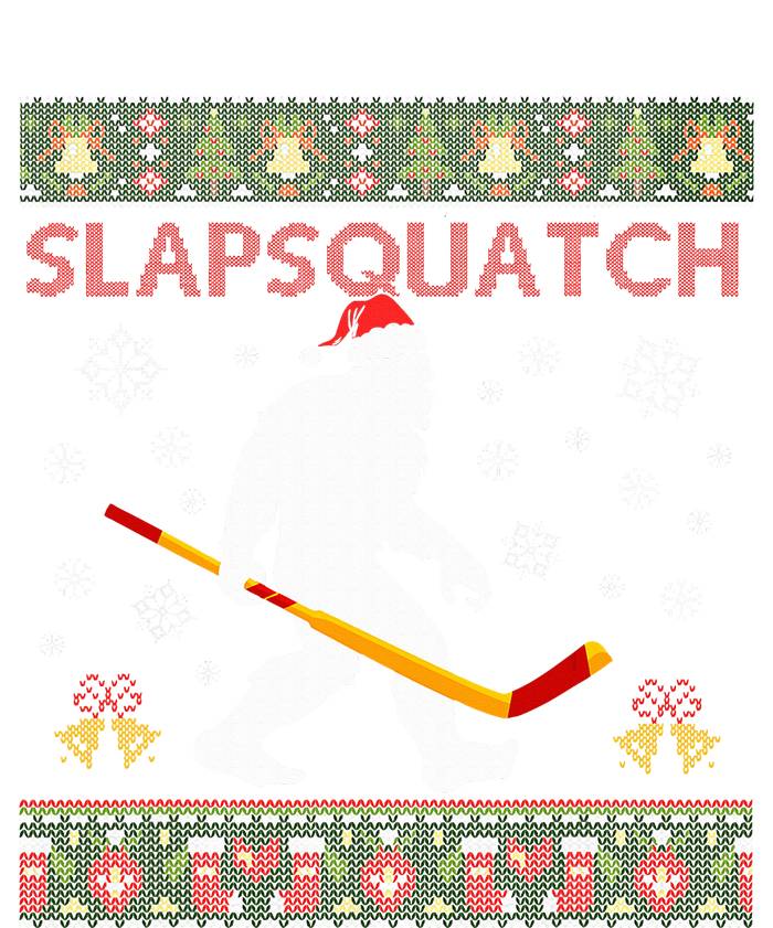 Christmas Hockey Sasquatch Slapsquatch Bigfoot T-Shirt