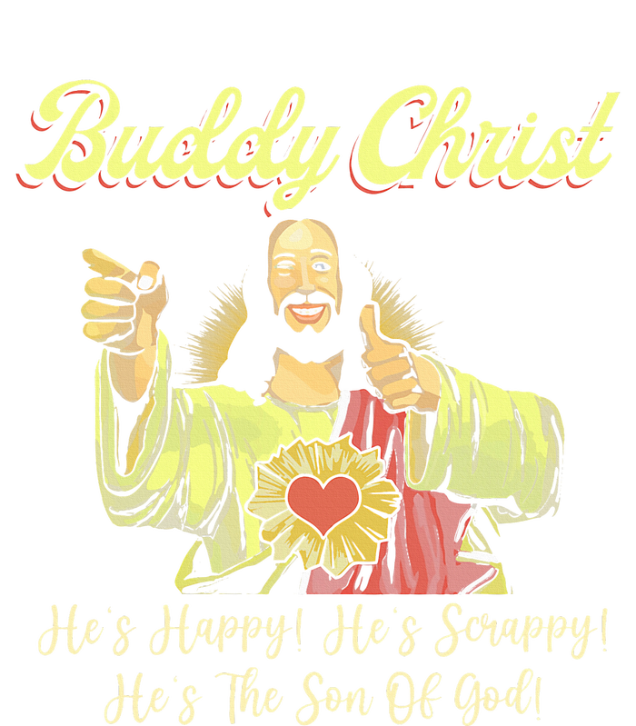 Buddy A Christ Christmas He Happy Scrappy The Son Of God Women's Long Sleeve Flannel Pajama Set 