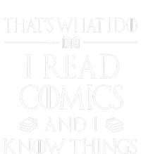 Comic Book Reader Gifts Read Comics And I Know Things Womens CVC Long Sleeve Shirt