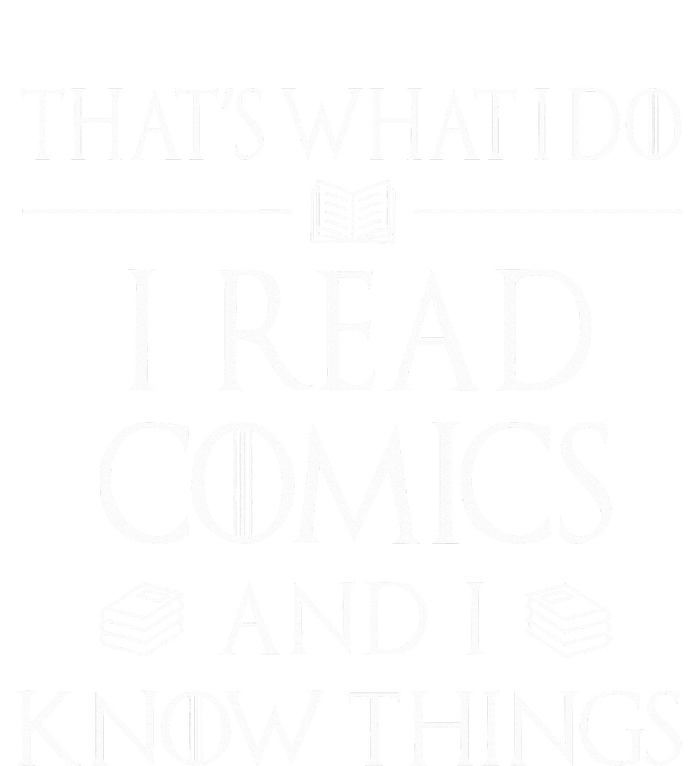 Comic Book Reader Gifts Read Comics And I Know Things Womens CVC Long Sleeve Shirt