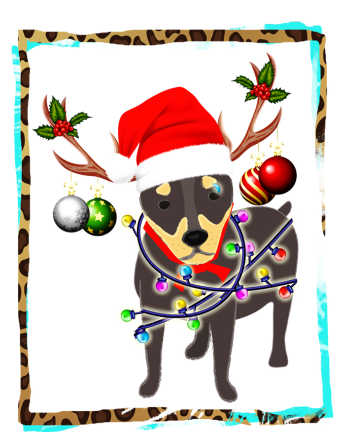 Christmas Miniature Pinscher Reindeer Santa Min Pin Dog Mom Meaningful Gift T-Shirt