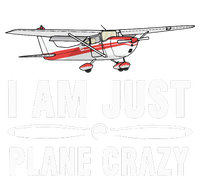 I Am Just Plane Crazy Airplane Plane Pilot Insulated Varsity Jacket