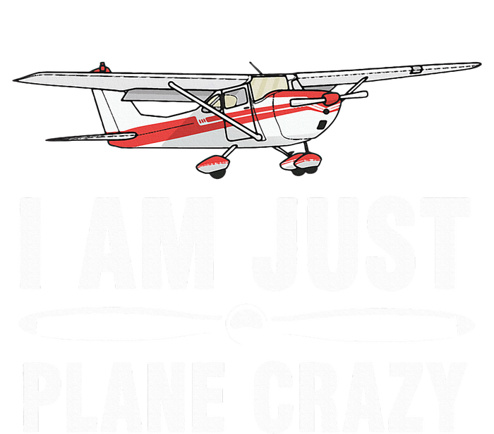 I Am Just Plane Crazy Airplane Plane Pilot Insulated Varsity Jacket