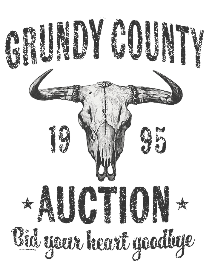 Grundy County Auction Bid Your Heart Goodbye Ladies PosiCharge Competitor Racerback Tank