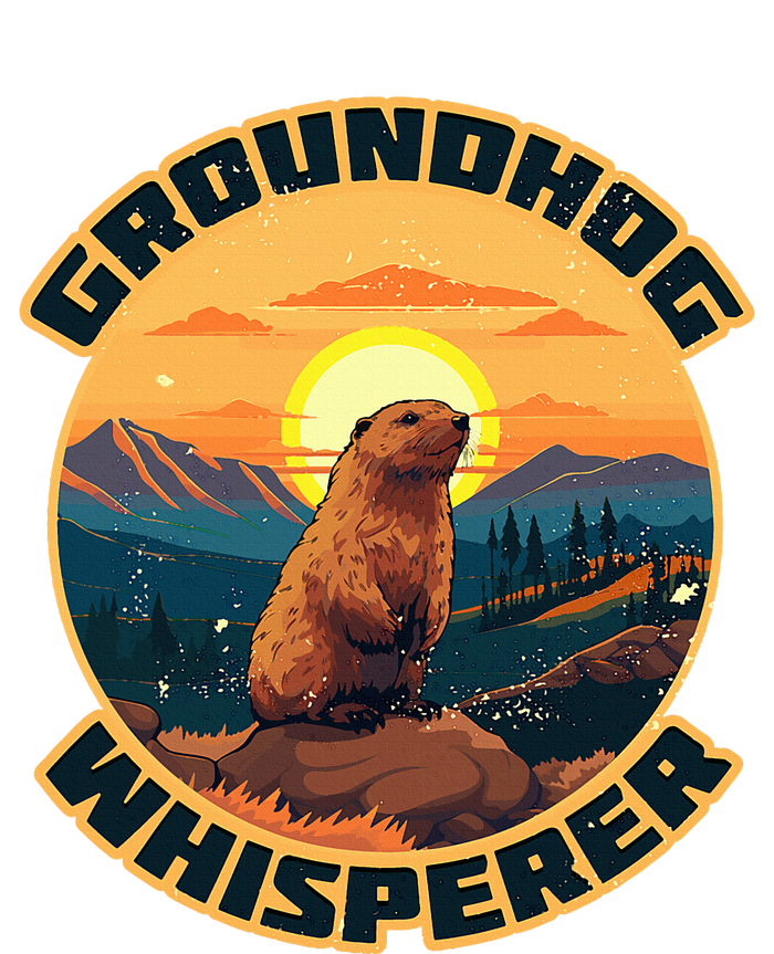 Groundhog Whisperer Funny Groundhog Day Woodchuck Lover Toddler Fine Jersey T-Shirt