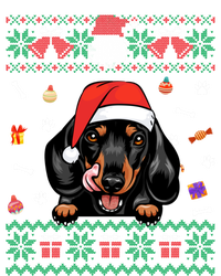 Cute Dachshund Dog Ugly Christmas Santa Hat Xmas Funny Gift T-Shirt