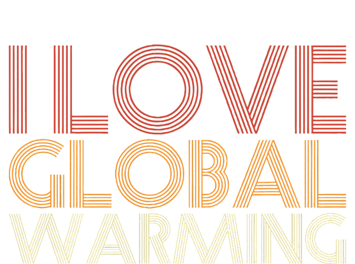 I Love Global Warming Funny Anticlimate Change Apparel Women's Flannel Pajama Set