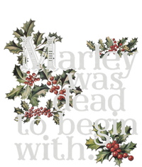 Marley Was Dead: To Begin With Funny Novelty Christmas Flat Bill Trucker Hat