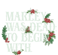 Marley Was Dead: To Begin With Funny Novelty Christmas Women's Knotted Racerback Tank