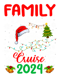 Family Christmas Cruise 2024 Santa Hat Lights Matching Toddler Fine Jersey T-Shirt