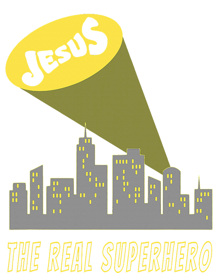 Jesus The Real Superhero Bat Signal Coaster