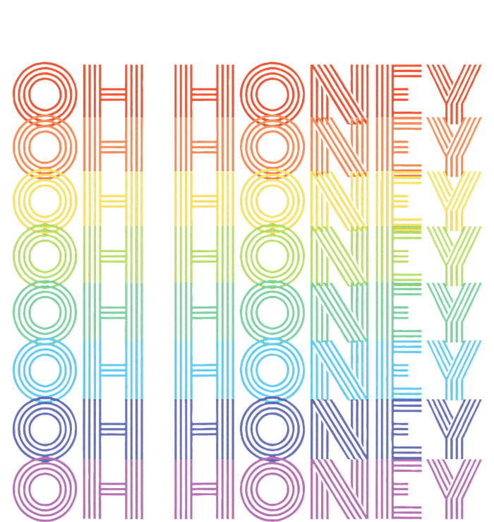 Oh Honey Rainbow Vintage Gay P.R.I.D.E Toddler T-Shirt