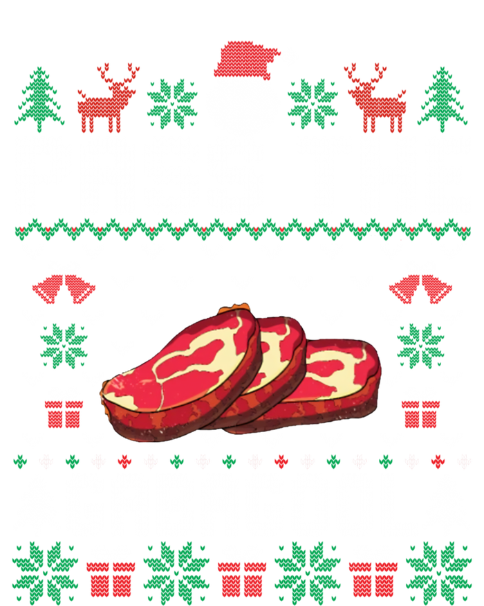 Pass Gabagool Christmas Ugly Funny Holidays Party Gift Tall Hoodie