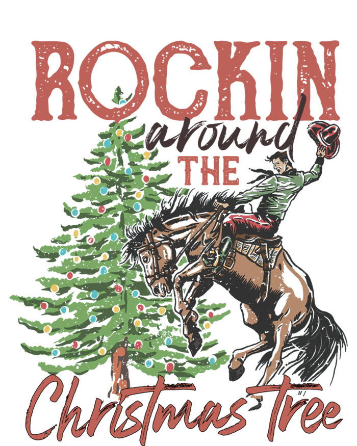 Rockin Around Christmas Tree Cow Xmas Design Gift Tote Bag