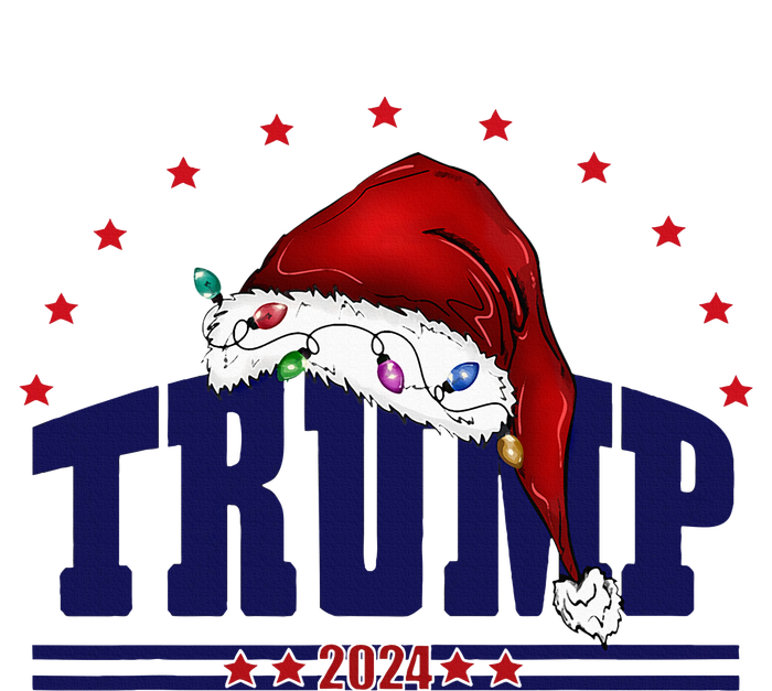 Donald Trump Usa 2024 Santa Claus Hat Christmas T-Shirt