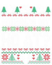 Where My HoS At Ho Matching Couple Christmas Ugly Funny Gift T-Shirt