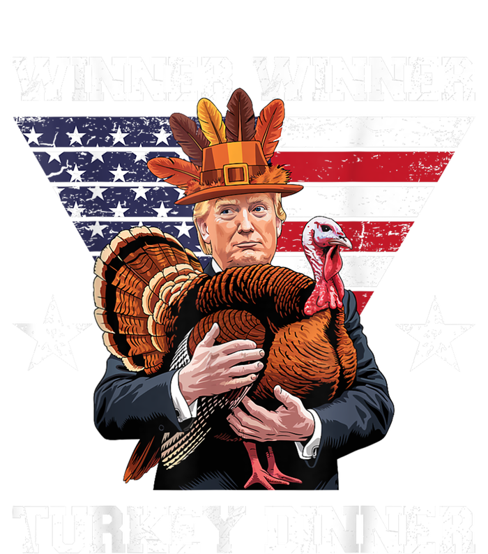 Winner Winner Turkey Dinner Trump Thanksgiving Fun T-Shirt