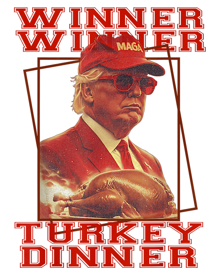 Funny Trump Winner Winner Turkey Dinner Thanksgiving Humor T-Shirt