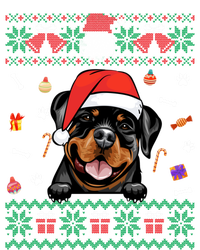 Cute Rottweiler Dog Ugly Christmas Santa Hat Xmas Gift Sustainable Knit Beanie