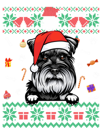 Cute Schnauzer Dog Ugly Christmas Santa Hat Xmas Meaningful Gift Tank Top