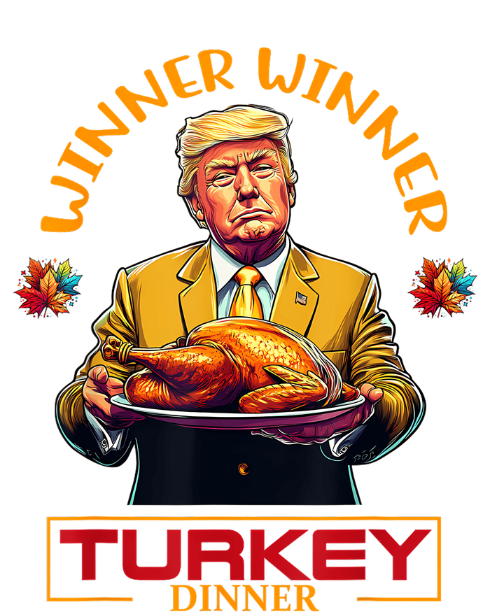 Funny Thanksgiving Winner Winner Turkey Dinner Trump Apparel 12 oz Stainless Steel Tumbler Cup