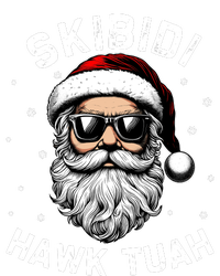 Skibidi Hawk Tuah Hawk Funny Inappropriate Christmas Santa Face T-Shirt