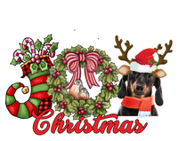 Dachshund Christmas Dog Doxie Puppy Pet Lover Xmas Pajama Gift Women's Racerback Tank