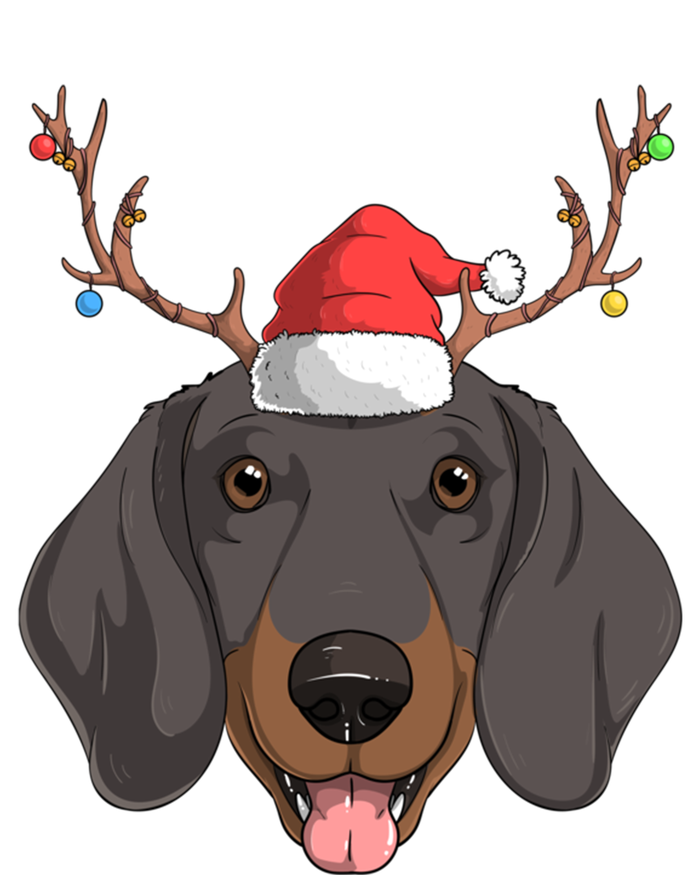 Dachshund Dog Santa Claus Christmas Xmas Reindeer Doxie Gift T-Shirt