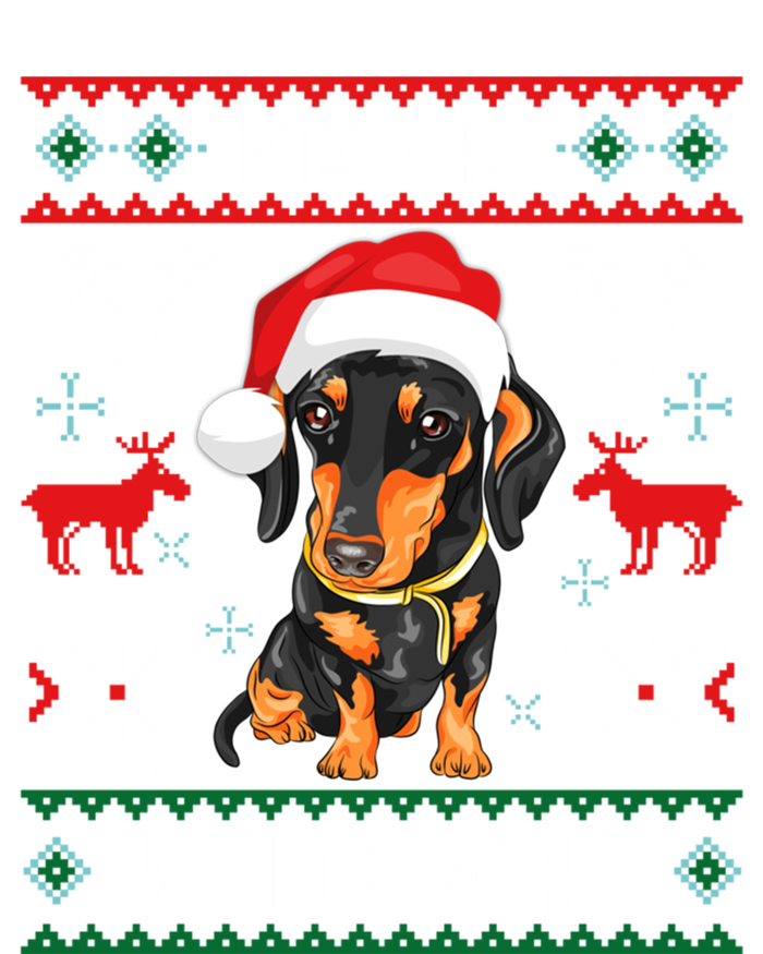 Dachshund Merry Woofmas Gift For Christmas Doxie Xmas Gift Full Zip Hoodie