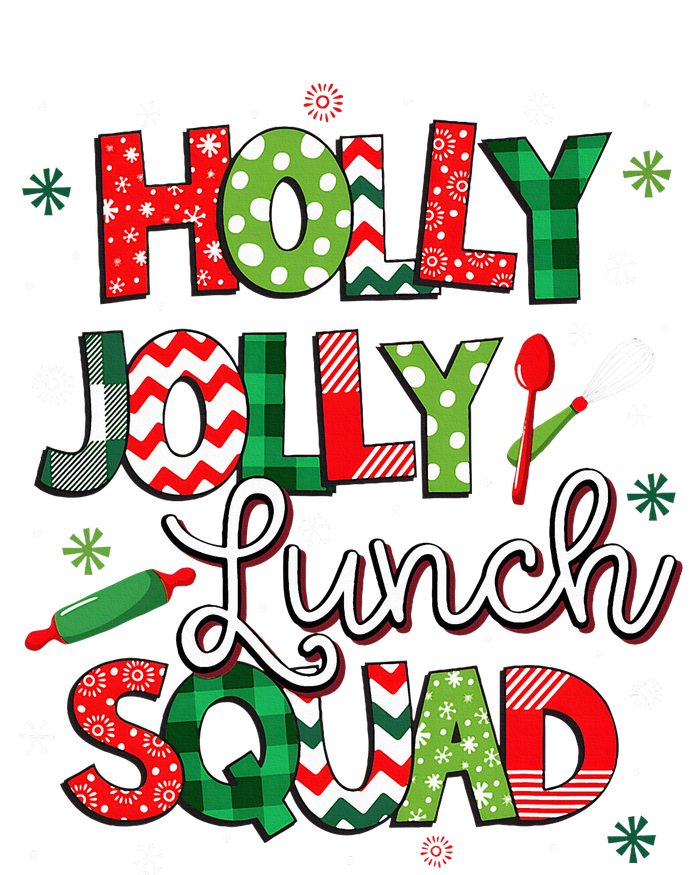 Jolly Lunch Squad Lunch Lady Christmas T-Shirt