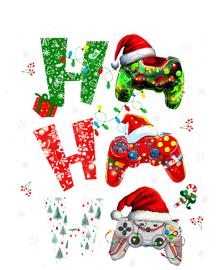 Video Game Controller Ho Ho Ho Christmas T-Shirt