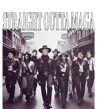 Straight Outta Maga Funny Trump 2024 Women's T-Shirt