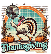 Thanksgiving Retro Disco Turkey Graphic Top Funky Turkey City Backpack