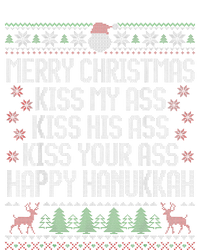 Happy Hanukkah Kiss My Ass His Ass Your Ass Women's Flannel Pajama Set