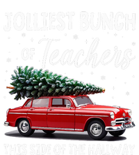 Christmas Jolliest Bunch Of Teachers This Side Of The Hallway Women's Long Sleeve Flannel Pajama Set 