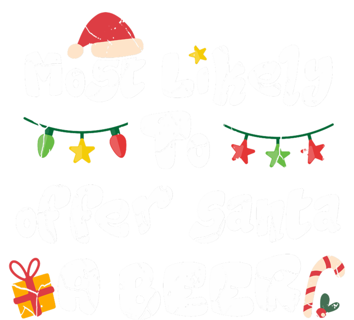 Most Likely To Offer Santa A Beer Family Christmas Drinking City Backpack