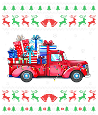 Christmas Red Truck With Gifts Ugly Sweater Holiday Sustainable Bucket Hat