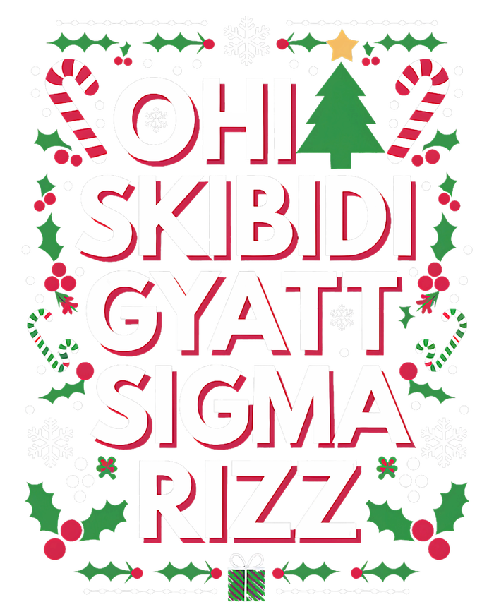 Ohio Gyatt Sigma Rizz Gen Alpha Xmas Christmas Party Ladies Essential Flowy Tank