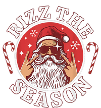 Punk Rock Retro Rizz The Season Funny Santa Clause Rizzler T-Shirt