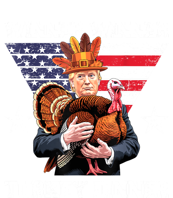 Winner Winner Turkey Dinner Trump Thanksgiving Fun Toddler T-Shirt