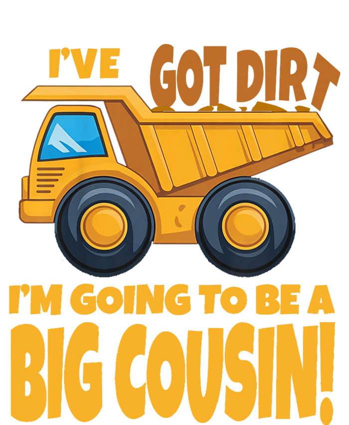 Big Cousin Construction Dump Truck Baby Announcement Mousepad